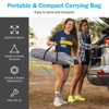Tangkula 11’ x 11’ Large Sun Shelter for 6-8 People UPF50+ Beach Tent W/ Carry Bag 16 Stakes 8 Wind Ropes Portable Sunshade Tent - 4 of 4