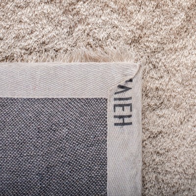 Safavieh Beige Hand-Tufted Shag Runner Rug
