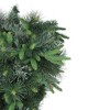 Northlight 36" Ashcroft Cashmere Pine Artificial Christmas Teardrop Swag, Unlit - 2 of 4