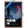 Trends International Star Wars: Yavin - Visit Yavin by Russell Walks 23 Framed Wall Poster Prints - 3 of 4