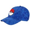 Pokeball Embroidered Blue Tie Dye Cotton Twill Pokemon Baseball Hat - image 2 of 4