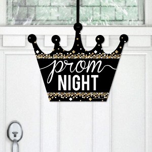 Big Dot of Happiness Prom - Hanging Porch Prom Night Party Outdoor Decorations - Front Door Decor - 1 Piece Sign - 1 of 4