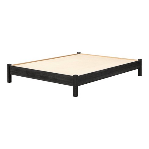 Queen Lensky Platform Bed On Legs Gray Oak South Shore Target