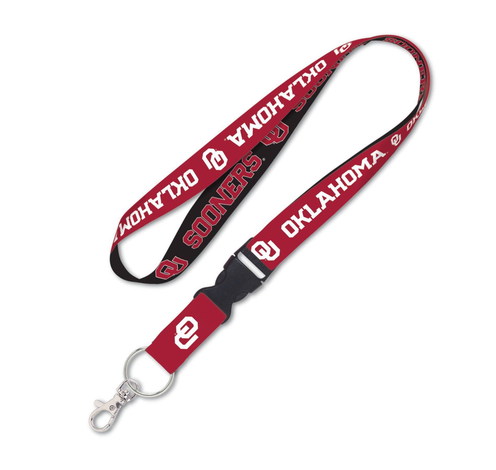 NCAA Oklahoma Sooners Team Color Lanyard
