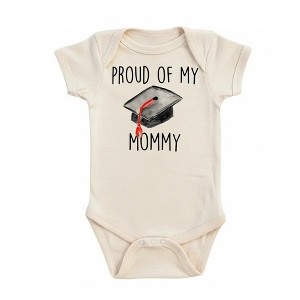 Mom Graduation - Baby Boy Girl Clothes Infant Onesie® Funny Cute Newborn GS1 - 1 of 4