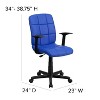 Emma and Oliver Mid-Back Quilted Vinyl Swivel Task Office Chair with Arms - 4 of 4