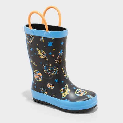 Image of Toddler Cash Rain Boots - Cat & Jack™ Blue 6T