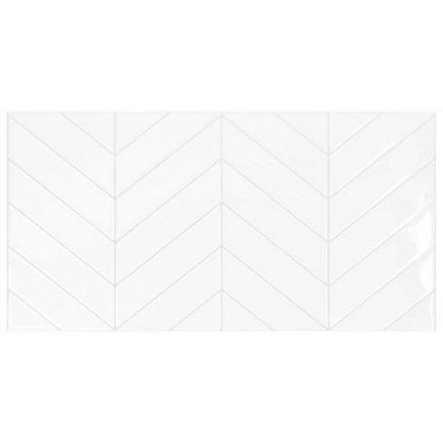 Peel and Stick Backsplash Tiles - Oslo White