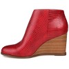 Journee Collection Womens Glam Inside Zip Wedge Booties - 2 of 4