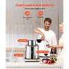 VEVOR Alcohol Still, 5 Gal / 19 L Stainless Steel Water Alcohol Distiller with Copper Coil, Home Brewing Refining Fermentation Kit, Silver - 3 of 4