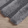 SEVOBAL Bathroom Rugs Bath Mat Rug Home Decor Carpet Shower Mat Home Decor High-low stripe for Floor Shower Room Bathroom, Grey, 24"*17"*1" - 4 of 4