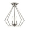 Livex Lighting Prism 3 - Light Chandelier in  Brushed Nickel - 4 of 4