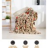 Elegant Comfort Super Soft Christmas Prints Blanket Home D¨¦cor, Warm Cozy Throws for Winter Bedding. - 3 of 4