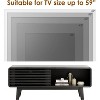 Wooakway 40.6"L 17.8"H 14.2"D Media TV Stand Entertainment Center Storage Cabinet with Sliding Door for TVs up to 59" for Living Room Natural - 4 of 4