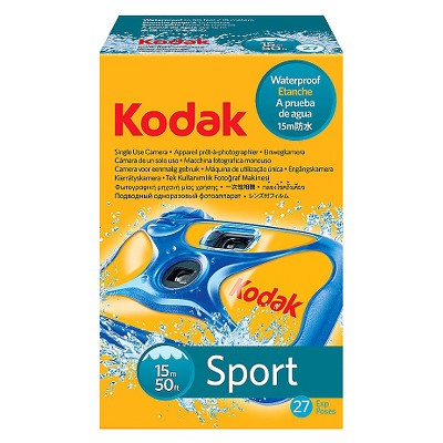 One Time Use Camera Water & Sport Kodak 35mm Auto