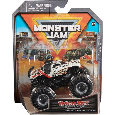 Monster Jam, Official Monster Mutt Dalmatian Monster Truck, Die-Cast Vehicle, 1:64 Scale, Kids Toys for Boys Ages 3 and up