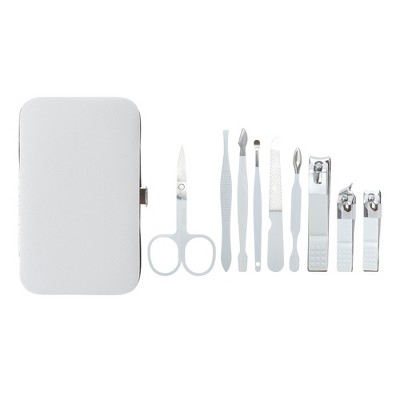 Unique Bargains Reusable Nail Clippers Set Toenail Clippers White 1 Set