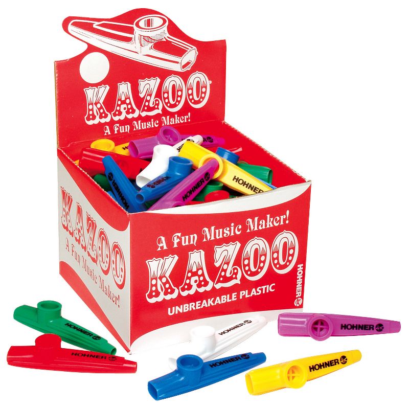 HOHNER Kids Kazoo Classpack, Assorted Colors, Pack of 50, 1 of 4
