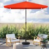 Hyleory 8' x 10' Rectangular Patio Umbrellas for Outdoor, Large Outdoor Patio Umbrellas with 6 Sturdy Ribs for Market, Garden, Pool - 3 of 4