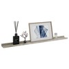 vidaXL Wall Shelves 4 pcs Concrete Gray 39.4 in.x3.5 in.x1.2 in. - 3 of 4