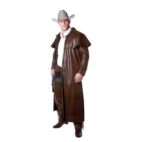 Underwraps Costumes Cowboy Adult Mens Costume Duster Coat Target
