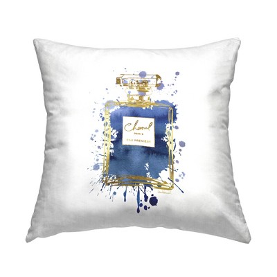 Stupell Industries Blue Urban Splatter Glam Fragrance Bottle