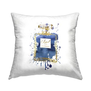 Stupell Industries Blue Urban Splatter Glam Fragrance Bottle - 1 of 3