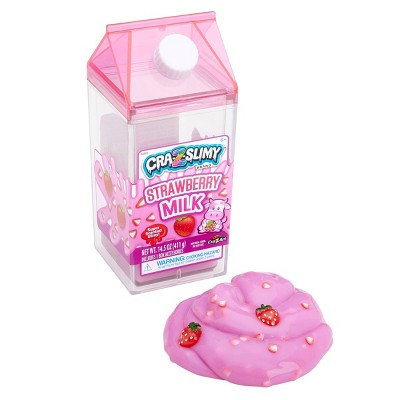 Cra-Z-Slimy Strawberry Milk Carton Slimes and Putties