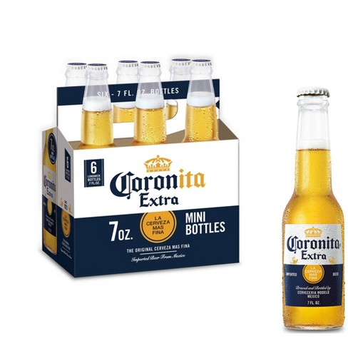 Corona Extra Coronita Lager Beer - 6pk/7 Fl Oz Bottles : Target