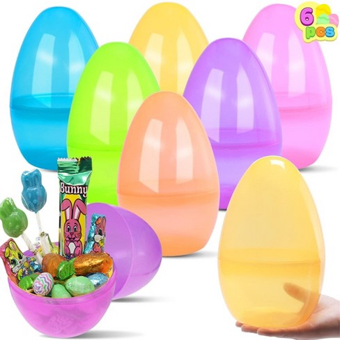 JOYIN Transparent Easter Eggs 6 Pcs