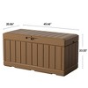 LACOO 82 Gal. Outdoor Storage Resin Deck Box - 2 of 4