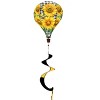 Briarwood Lane Spring Checkered Sunflowers Hot Air Balloon Wind Twister 54x12 - 3 of 3