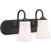 Craftmade Lighting Gwyneth 2 - Light Vanity in  Flat Black - 2 of 2