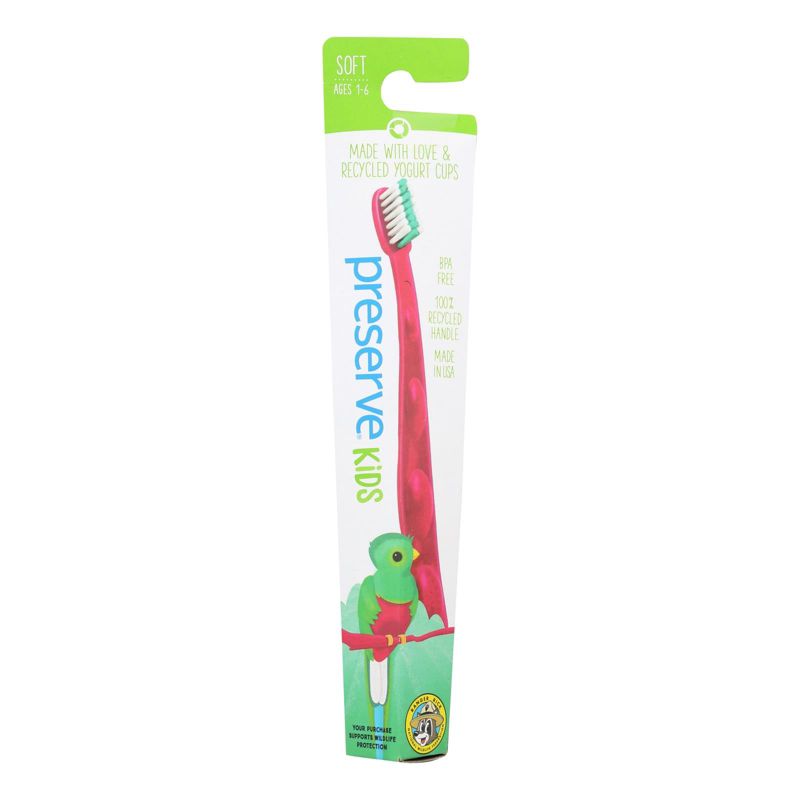 Preserve Kids Soft Bristle Red Toothbrush - 6 ct, 2 of 6