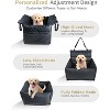 TruAIR Foldable Dog Car Seat Ð Booster Travel Bed for Medium Pets - 3 of 4
