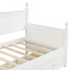 PAGED Twin Size Daybed Modern Sofa Bed Wooden Bed Frame with 3 Drawers and Backrest for Living Room - 4 of 4