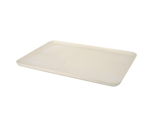 Biobu by Ekobo Gusto Serving Tray 8.5"x.75" - White