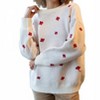 Women's Flower Knit Acrylic Sweater - POL - 2 of 4