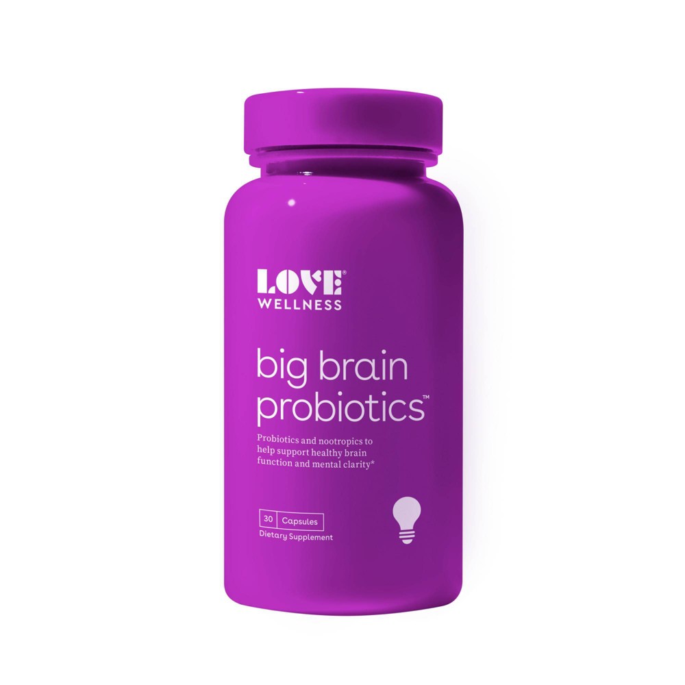 Photos - Vitamins & Minerals Love Wellness Big Brain Probiotics - 30ct