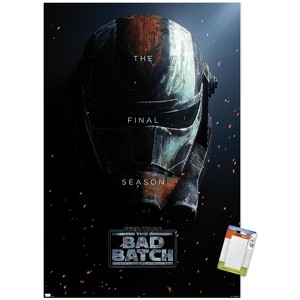 Trends International Star Wars: The Bad Batch -  Final Season Helmet One Sheet Unframed Wall Poster Prints - 1 of 4