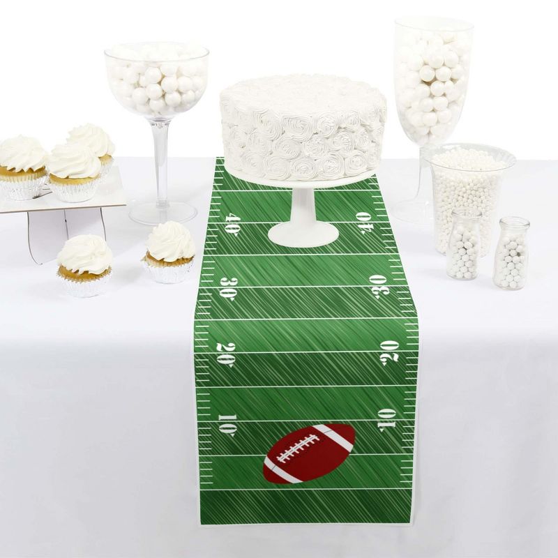 Big Dot of Happiness End Zone - Football - Petite Baby Shower or Birthday Party Paper Table Runner - 12 x 60 inches, 2 of 5