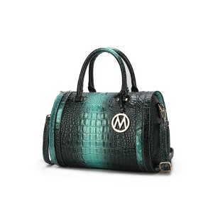 MKF Collection Usal Satchel Women's Bag Croc-Embossed by Mia K - 1 of 4