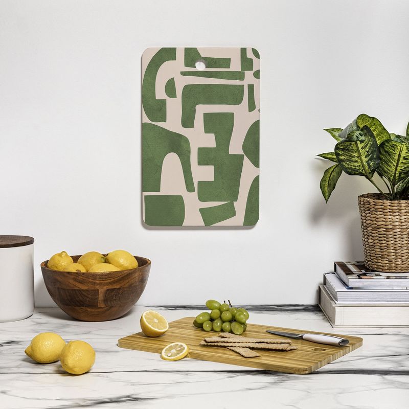 Nadja Organic Contemporary Modern Cutting Board Rectangle - Deny Designs, 3 of 4