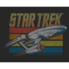 Men's Star Trek Rainbow Vintage USS Enterprise Starship T-Shirt - 2 of 4