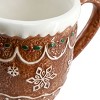 Gibson 18 Ounce Ceramic Holiday Gingergbread Mug in Brown - 4 of 4