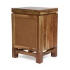 Set of 2 Wadley Boho Handcrafted Acacia Wood Nightstands Natural - Christopher Knight Home: Mango Wood, Bohemian Style Bedroom Furniture - 3 of 4