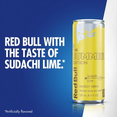 Red Bull Energy Drink - Sudachi Lime - 8.4oz/4pk