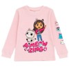 Dreamworks Gabby's Dollhouse Pandy Paws Cakey Cat MerCat Girls Thermal T-Shirt Pants Toddler to Big Kid - image 3 of 4