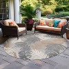 World Rug Gallery Tropical Floral Modern Indoor/Outdoor Area Rug - 2 of 4