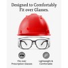 Aqulius 24 Pack Safety Glasses Over Eyeglasses Anti-Fog Crystal Clear Eye Protection - OTG Safety Goggles - 3 of 4